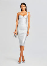 Zora Coated Knit Dress