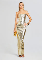 Lavonne Leather Dress