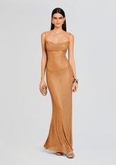 Shilo Embellished Silk Dress