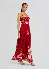 Tuhi Corseted Long Dress