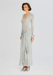 Ashera Metallic Knit Dress