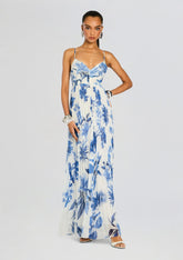 Gabi Pleated Maxi Dress