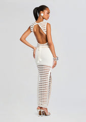 Kylan Knit Crochet Dress