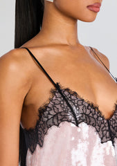 Olive Sequin Lace Dress