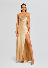 Emery Embellished Silk Dress