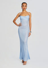 Shilo Embellished Silk Dress