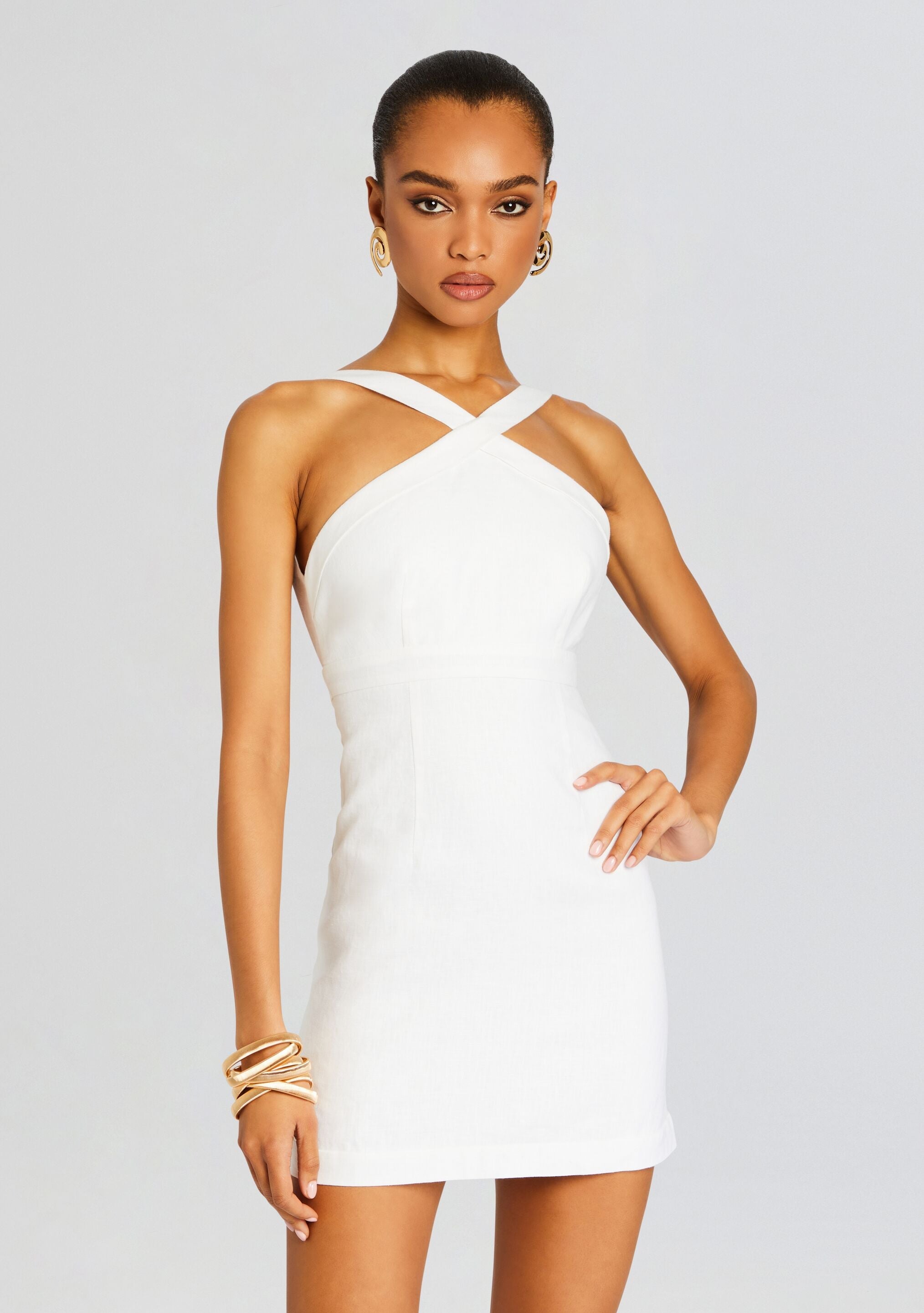 Linen Mini Dress