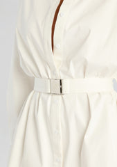 Posh Poplin Shirt Dress