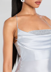 Emery Embellished Silk Dress