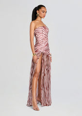 Nicole Silk Chiffon Dress