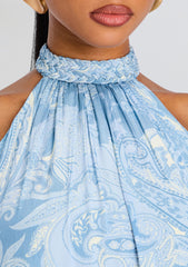 Fiza Halter Long Dress